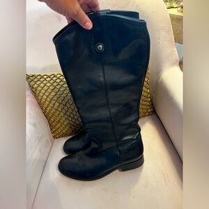 Frye Melissa Button boot, black, size 8